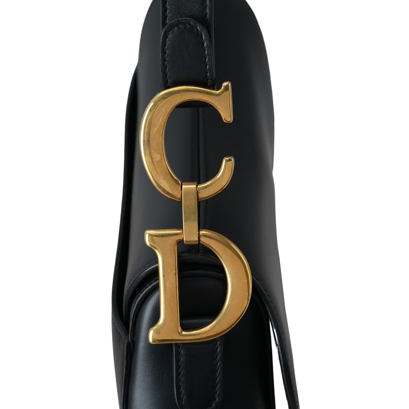 CHRISTIAN DIOR(USED)크리스찬디올 레더 새들백